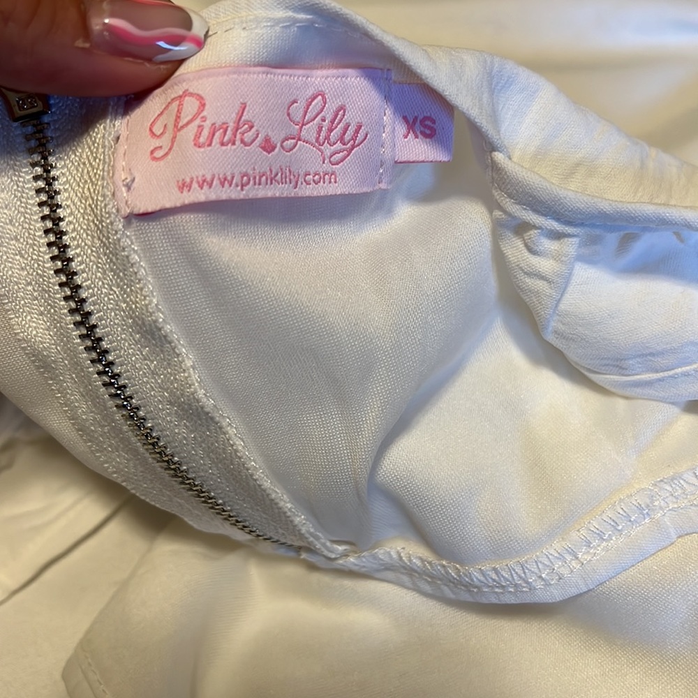 Crop top and high waisted skirt set! Pink Lilly! - Picture 8 of 8